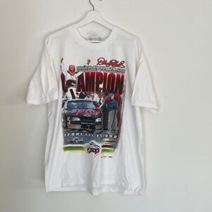 Vintage Dale Earnhardt 1998 Daytona 500 Champion NASCAR Graphic Shirt Mens Large